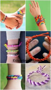 Bracelet Thread DIY Crafts - Kids Art & Craft
