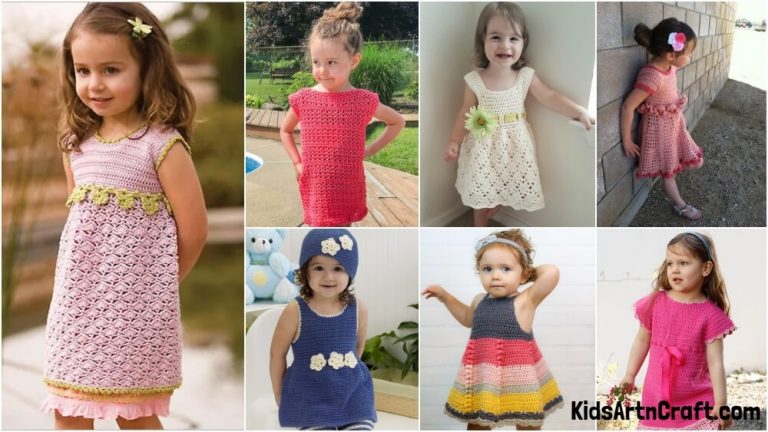 Crochet Dresses For Kids And Toddlers - Kids Art & Craft