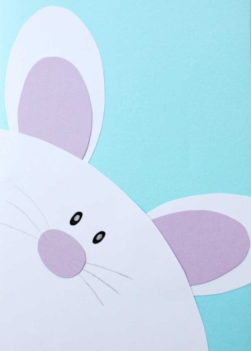 Sneaky Paper Bunny Card Ideas for EasterPaper Card Ideas for Easter
