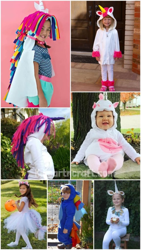 Unicorn Costume DIY Ideas for Kids - Kids Art & Craft