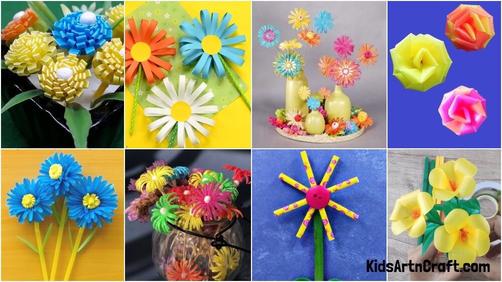 How To Make A Paper Straw Flower Craft - Raising Little Superheroes