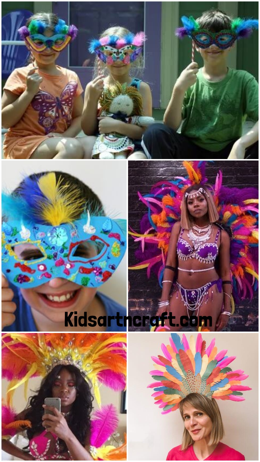 Brazilian Carnival DIY Costumes for Kids - Kids Art & Craft