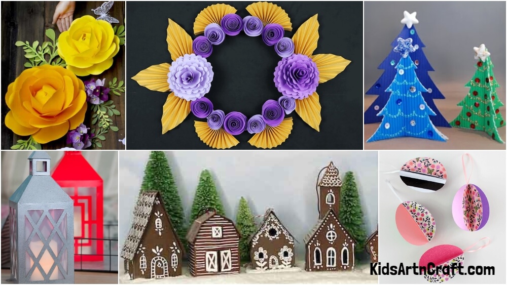 DIY Cardstock Decorations - Kids Art & Craft