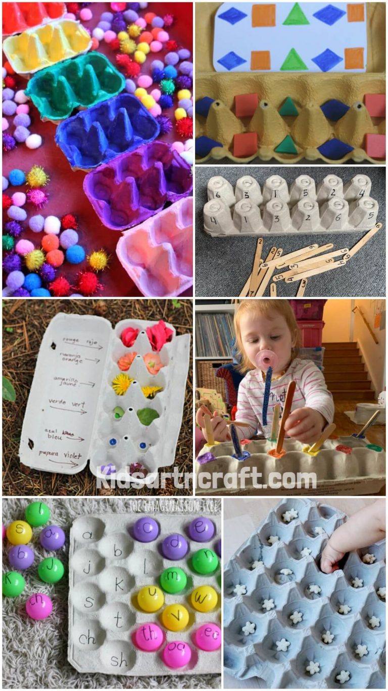 Egg Carton Crafts For 3 Year’s Old - Kids Art & Craft