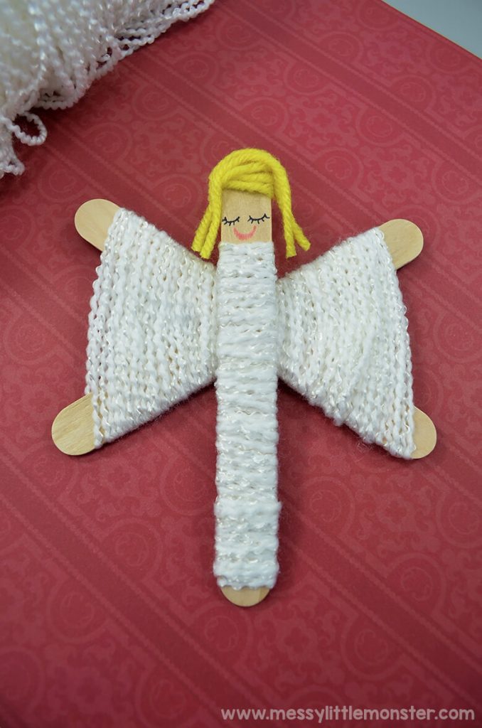 Amazing Angel Crafts Using Popsicle Stick - Kids Art & Craft