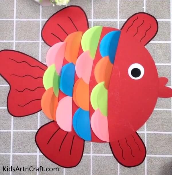 Colorful Fish Paper Craft To Make With Kids - Kids Art & Craft