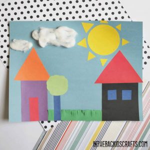 Paper Cutting Shapes Crafts - Kids Art & Craft
