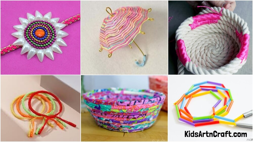 Nylon Rope Craft Ideas - Kids Art & Craft