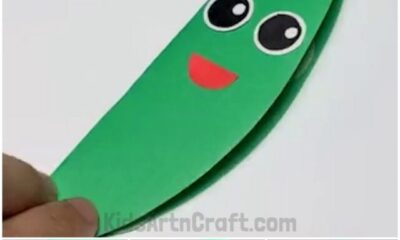 Easy to Make Paper Pea Craft Tutorial