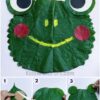 Green Leaf Frog Craft Step by Step Tutorial