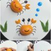 Orange Peels Crab Craft Tutorial for Kids