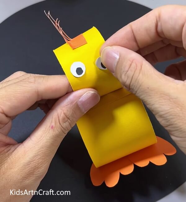 How to make a paper duck - Easy paper crafts 