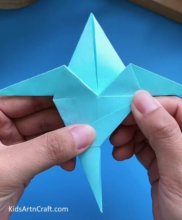 Fix The Cut Sides-Producing a Paper Plane with Origami for Preteens 
